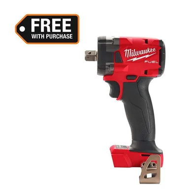 Milwaukee 2855P-20, bare tool: M18 FUEL GEN-3 18V Lithium-Ion Brushless Cordless 1/2 in. Compact Impact Wrench with Pin Detent (Tool-Only) (photograph from the Home Depot listing)