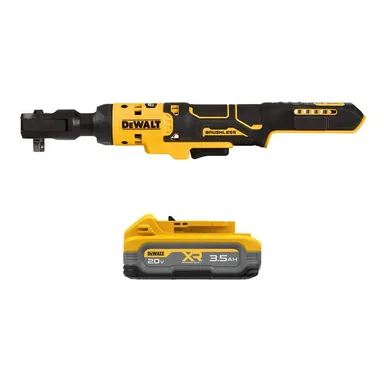 DeWalt DCF513BWDCBP320, bundle: ATOMIC 20V MAX Lithium-Ion 3/8 in. Cordless Ratchet with 20V MAX XR POWERSTACK Lithium-Ion 3.5 Ah Battery Pack