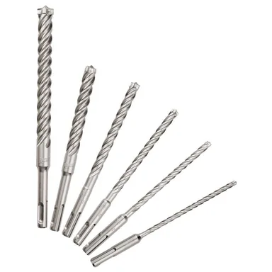 Milwaukee 48-20-7499, accessory: 4-Cutter SDS-PLUS Carbide Hammer Drill Bit Set (6-Piece)