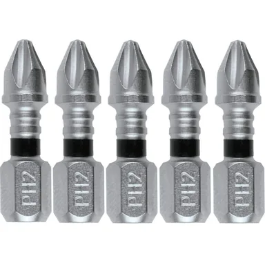 Makita E-00555, accessory: Makita E-00555 Impact XPS #2 Phillips 1" Insert Bit, 5/pk
