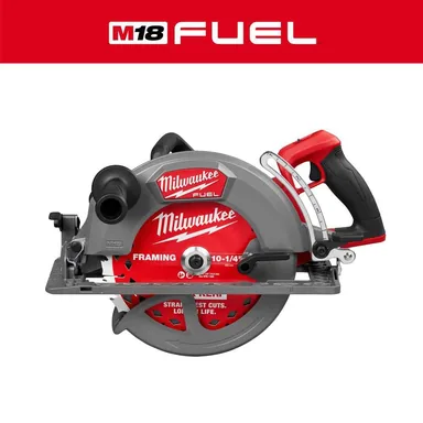 Milwaukee 3026-20, bare tool: M18 FUEL 18V Lithium-Ion Brushless Cordless 10-1/4 in. Circular Saw (Tool-Only)