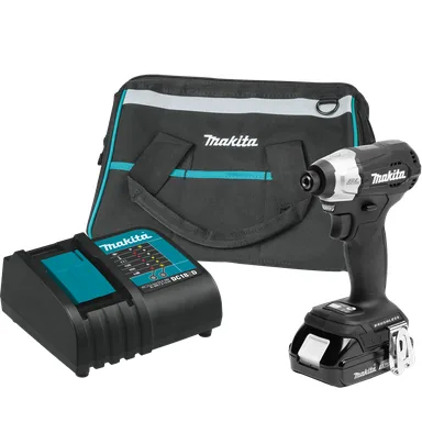 Makita XDT18SY1B, kit: Makita XDT18SY1B 18V LXT Lithium-Ion Sub-Compact Brushless Cordless Impact Driver Kit (1.5Ah)