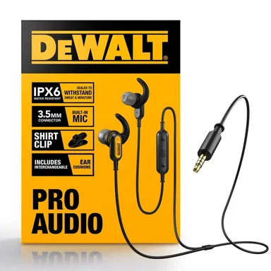 DeWalt 190 9032 DW2, unclassified: Jobsite Earphones