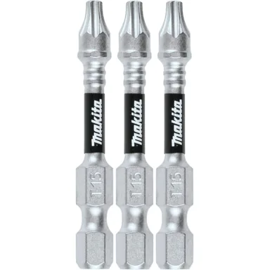 Makita E-00832, accessory: Makita E-00832 Impact XPS T15 Torx 2" Power Bit, 3/pk
