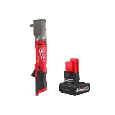 Milwaukee 2564-20-48-11-2450, bundle: M12 FUEL 12V Lithium-Ion Brushless Cordless 3/8 in. Right Angle Impact Wrench with XC High Output 5.0 Ah Battery Pack