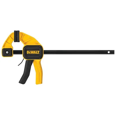 DeWalt DWHT83193, accessory: 12 in. 300 lb. Trigger Clamp w/3.75 in. Throat Depth (photograph from the Home Depot listing)