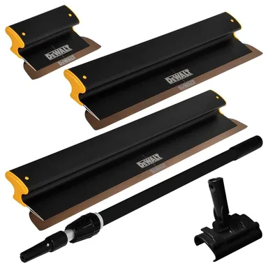 DeWalt DXTT-3-441, unpowered: 10/24/32 in. Aluminum-Body Skimming Blades, 37-63 in. Handle and Adapter