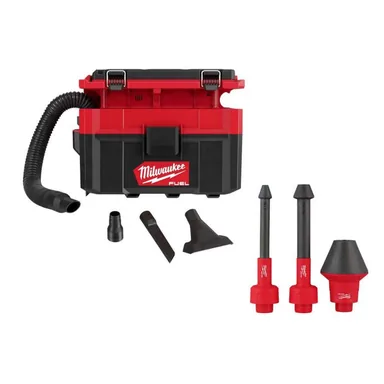Milwaukee 0970-20-49-90-2024, bundle: M18 FUEL PACKOUT 18-Volt Lithium-Ion Cordless 2.5 Gal. Wet/Dry Vacuum and AIR-TIP Conduit Line Puller Attachment Kit