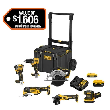 DeWalt DCKTS681D1P1, bundle: 20-Volt MAX ToughSystem Lithium-Ion 6-Tool Cordless Combo Kit